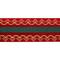 3.5" x 15ft. Red & Green with Gold Scroll Wired Ribbon by Celebrate It®